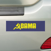 Anti-Obama - Obama is een communist Bumpersticker (Op auto)