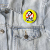 ANTI-OBAMA/OBAMA SCHERM ME RONDE BUTTON 5,7 CM (In situ)