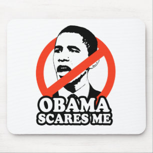 ANTI-OBAMA/OBAMA SCHERPT ME T-shirt Muismat