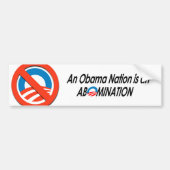 Anti-Obama - Obamanatie 2 Bumpersticker (Voorkant)
