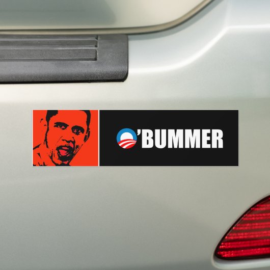 Anti-Obama - Obummer Bumpersticker (Op auto)