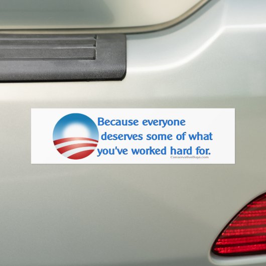 Anti-Obama omdat Bumpersticker (Op auto)