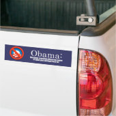 Anti-Obama - Omdat iedereen je geld verdient  Bumpersticker (Op Truck)