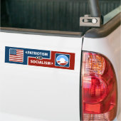 Anti-Obama Patriotisme of Bumpersticker van het so (Op Truck)