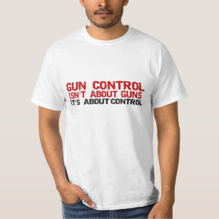Anti-Obama Pistool over politieke controle T-shirt