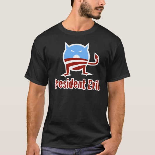 Anti-Obama President Evil T-shirt (Voorkant)