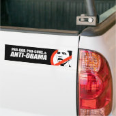 Anti-Obama - PRO-GOD PRO-PISTOLEN ANTI-OBAMA Bumpe Bumpersticker (Op Truck)