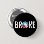 Anti Obama Ronde Button 5,7 Cm (Voorkant /achterkant)