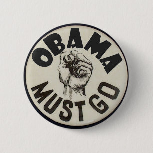 anti-Obama Ronde Button 5,7 Cm