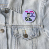 anti-Obama Ronde Button 5,7 Cm (In situ)