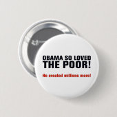 Anti Obama Ronde Button 5,7 Cm (Voorkant /achterkant)