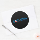Anti-Obama - Socialisme Ronde Sticker (Envelop)