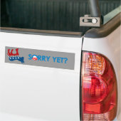 Anti-Obama - Sorry, maar Bumpersticker (Op Truck)