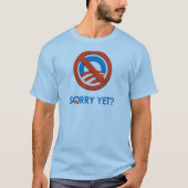 Anti-Obama - Sorry, maar T-shirt (Voorkant)