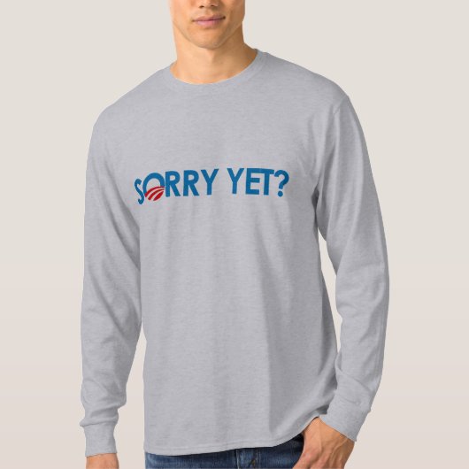 Anti-Obama - Sorry, maar T-shirt (Voorkant)