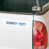Anti-Obama - Sorry toch? Bumpersticker (Op Truck)