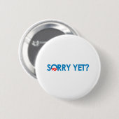 Anti-Obama - Sorry toch? Ronde Button 5,7 Cm (Voorkant /achterkant)