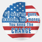 Anti-Obama Sticker (Voorkant)