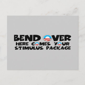 Anti-Obama-stimuleringspakket Briefkaart