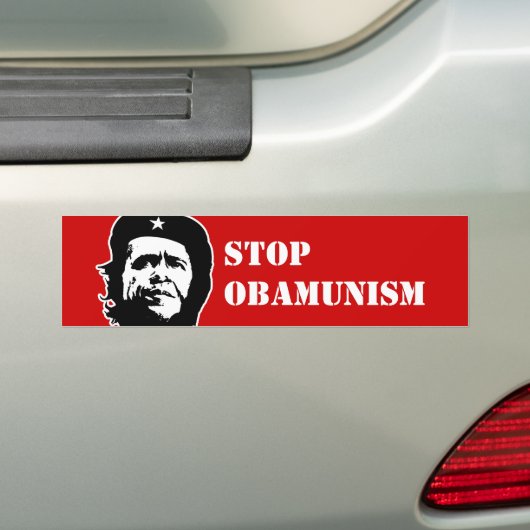 ANTI-OBAMA/STOP OBAMUNISM-BUMPERSTICKER BUMPERSTICKER (Op auto)