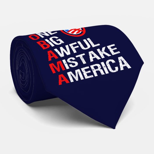 Anti-Obama-Stropdas Stropdas (Opgerold)