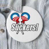 Anti-Obama - Suckers Ronde Button 6,0 Cm (In situ)