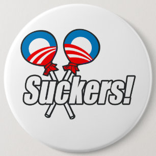 Anti-Obama - Suckers Ronde Button 6,0 Cm