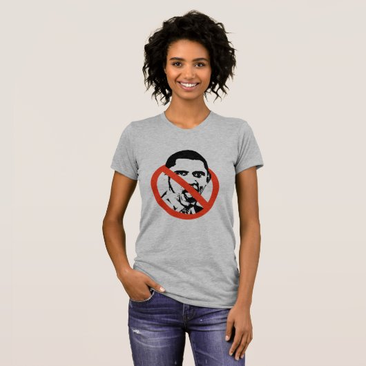 ANTI-OBAMA T-SHIRT (Voorkant volledig)