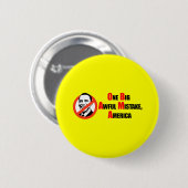 Anti-Obama T-shirt - Een grote verschrikkelijke mi Ronde Button 5,7 Cm (Voorkant /achterkant)