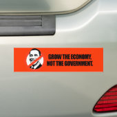 Anti-Obama T-shirt - Groei de economie Bumpersticker (Op auto)