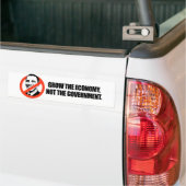 Anti-Obama T-shirt - Groei de economie Bumpersticker (Op Truck)