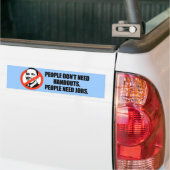 Anti-Obama T-shirt - Mensen hebben werk nodig Bumpersticker (Op Truck)