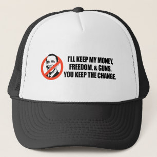 Anti-Obama T-shirt - U houdt de verandering aan Trucker Pet
