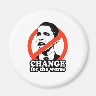 ANTI-OBAMA/VERANDERING VOOR HET VERANDEREN MAGNEET