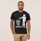Anti-Obama - Verkiezing 2012 T-shirt (Voorkant volledig)