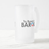 Anti-Obama - vertel Barack Im Baroke Matglas Bierpul (Voorkant rechts)