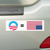 Anti-Obama-vlag Bumpersticker (Op auto)