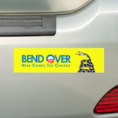 Anti-Obama - Vooruit voor verandering Bumpersticker (Op auto)