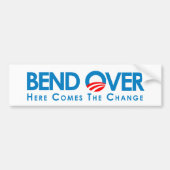 Anti-Obama - Vooruit voor verandering Bumpersticker (Voorkant)