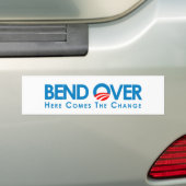 Anti-Obama - Vooruit voor verandering Bumpersticker (Op auto)
