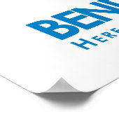 Anti-Obama - Vooruit voor verandering Poster (Hoek)