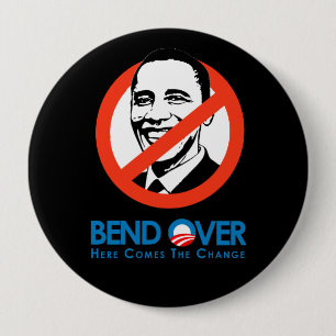 Anti-Obama - Vooruit voor verandering Ronde Button 4,0 Cm