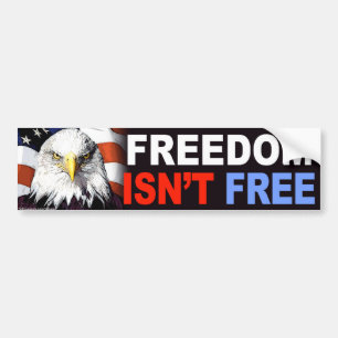 anti-Obama "Vrijheid is niet vrij" bumpersticker