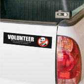 ANTI-OBAMA- Vrijwilliger - Tutor a democrate Bumpersticker (Op Truck)