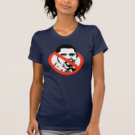 ANTI-OBAMA VROUWEN T-SHIRT (Voorkant)