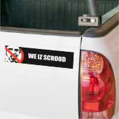 Anti-Obama - we zijn scherp Bumpersticker (Op Truck)