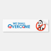 ANTI-OBAMA - WE ZULLEN OVERKOMEN BUMPERSTICKER (Voorkant)