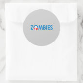 Anti-Obama - Zombies Ronde Sticker (Tas)