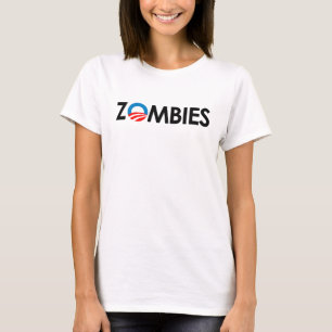 Anti-Obama - Zombies zwart T-shirt
