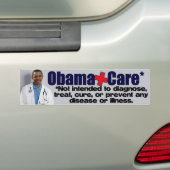 Anti-Obamacare - Anti-Obama Bumpersticker (Op auto)